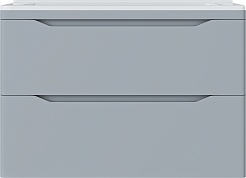 Vivon Тумба под раковину Shelly 80 подвесная серая матовая – фотография-3